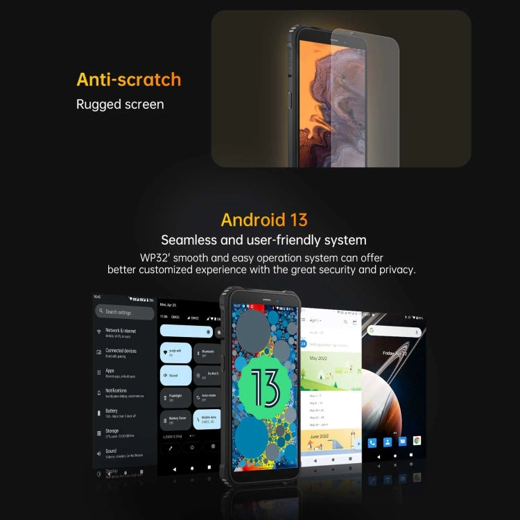 Oukitel WP32, IP68/IP69K, 5.93 inch Android 13 Unisoc Tiger T606 Octa-core, NFC, OTG, Network: 4G, 4GB+128GB Oukitel WP32, IP68/IP69K, 5.93 inch Android 13 Unisoc Tiger T606 Octa-core, NFC, OTG, Network: 4G, 4GB+128GB